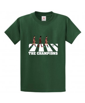 The Champions Unisex Kids and Adults T-Shirt For Football Fans